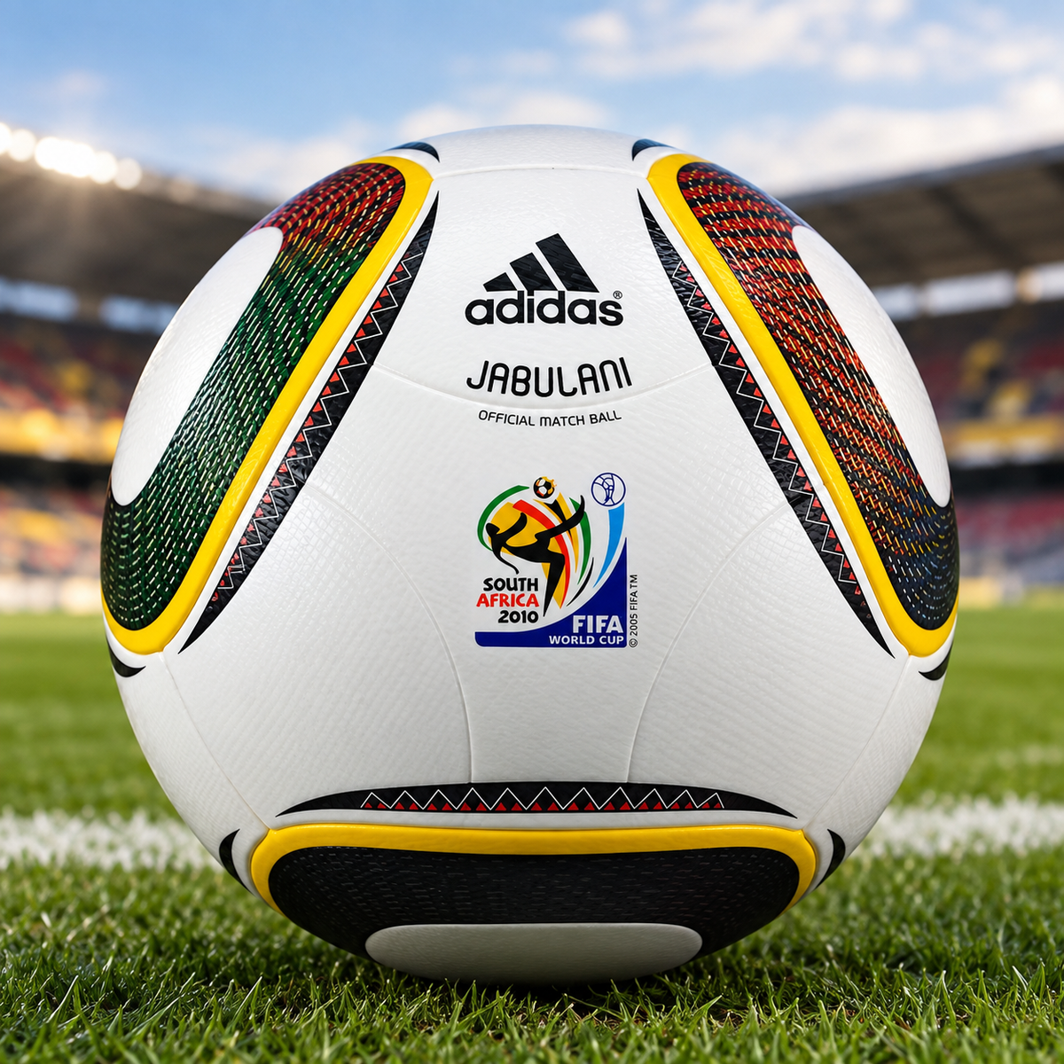 Adidas Jabulani Official FIFA World Cup 2010 Match Ball Size 5 Soccer