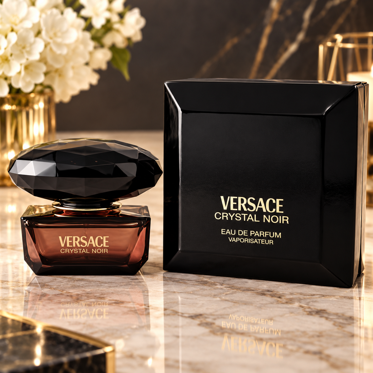 Versace Crystal Noir Women's Eau de Parfum 3 oz / 90ml