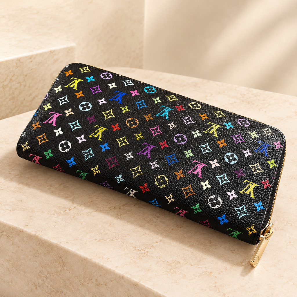 Louis Vuitton Monogram Multicolor Zippy Long Wallet M60243