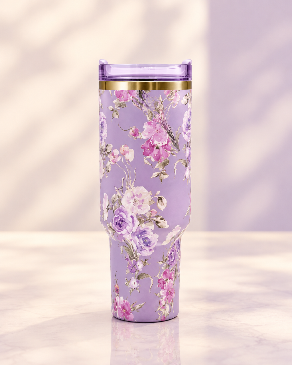 Stanley x LoveShackFancy Happy Thoughts Quencher 40 oz – Rosa Beaux Purple