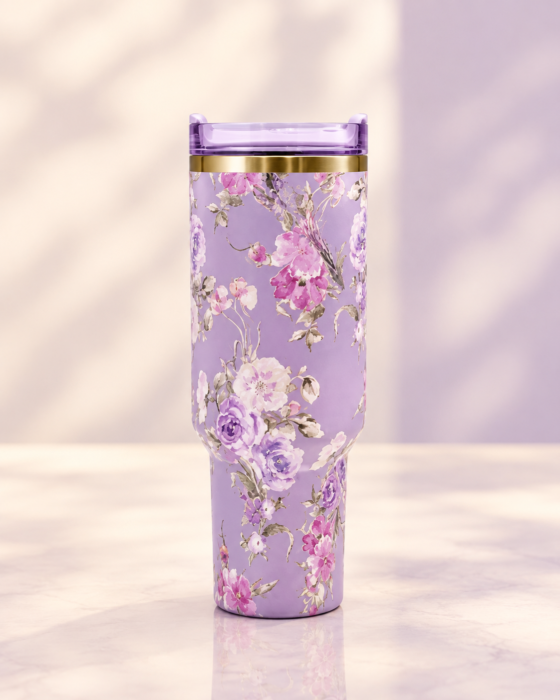 Stanley x LoveShackFancy Happy Thoughts Quencher 40 oz – Rosa Beaux Purple