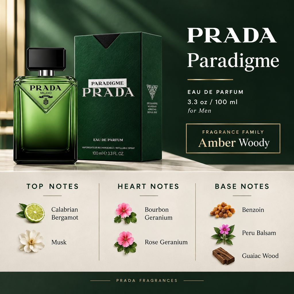 Prada Paradigme EDP 3.3 oz / 100 ml for Men NEW SEALED