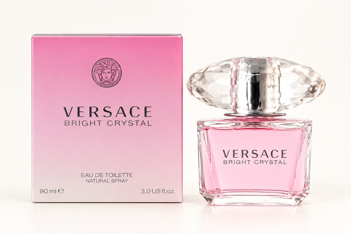 Versace Bright Crystal Eau de Toilette 3.0 oz / 90ml for Women – New in Box