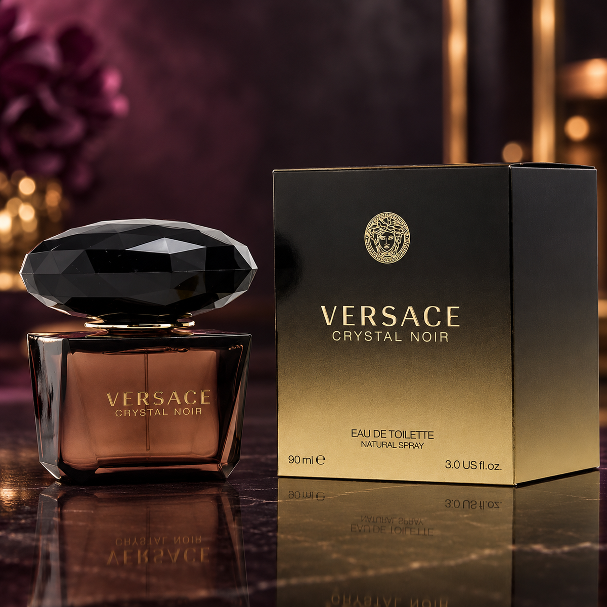 Versace Crystal Noir Women's Eau de Parfum 3 oz / 90ml