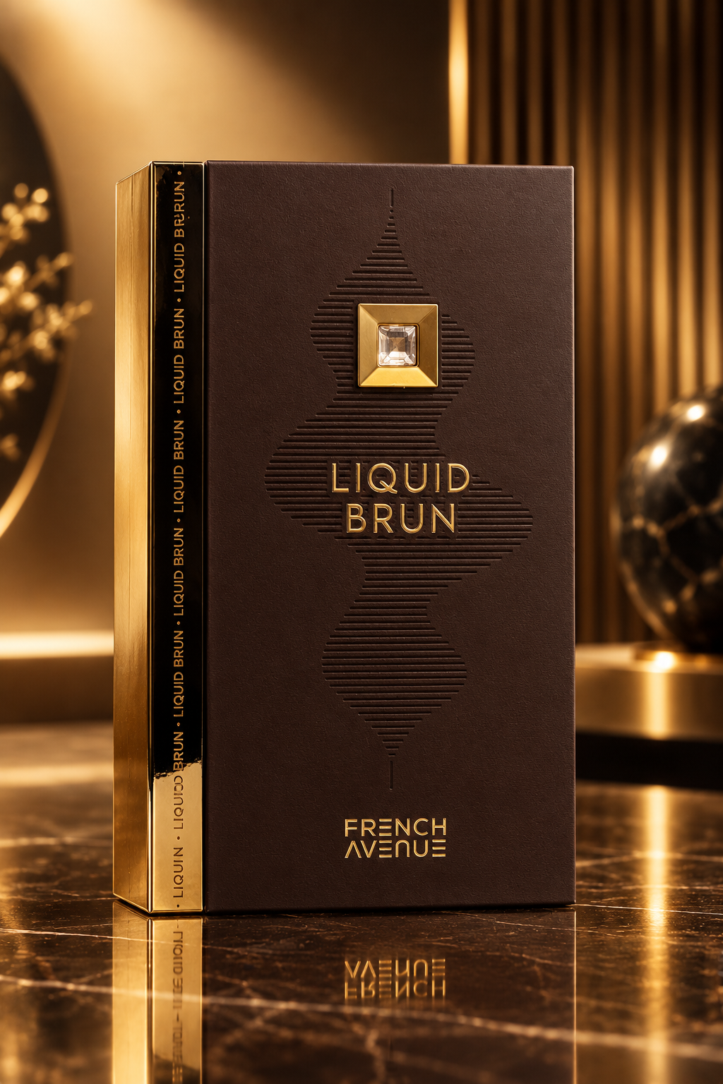Liquid Brun by French Avenue Eau de Parfum for Men, 3.4 oz / 100 ml, New