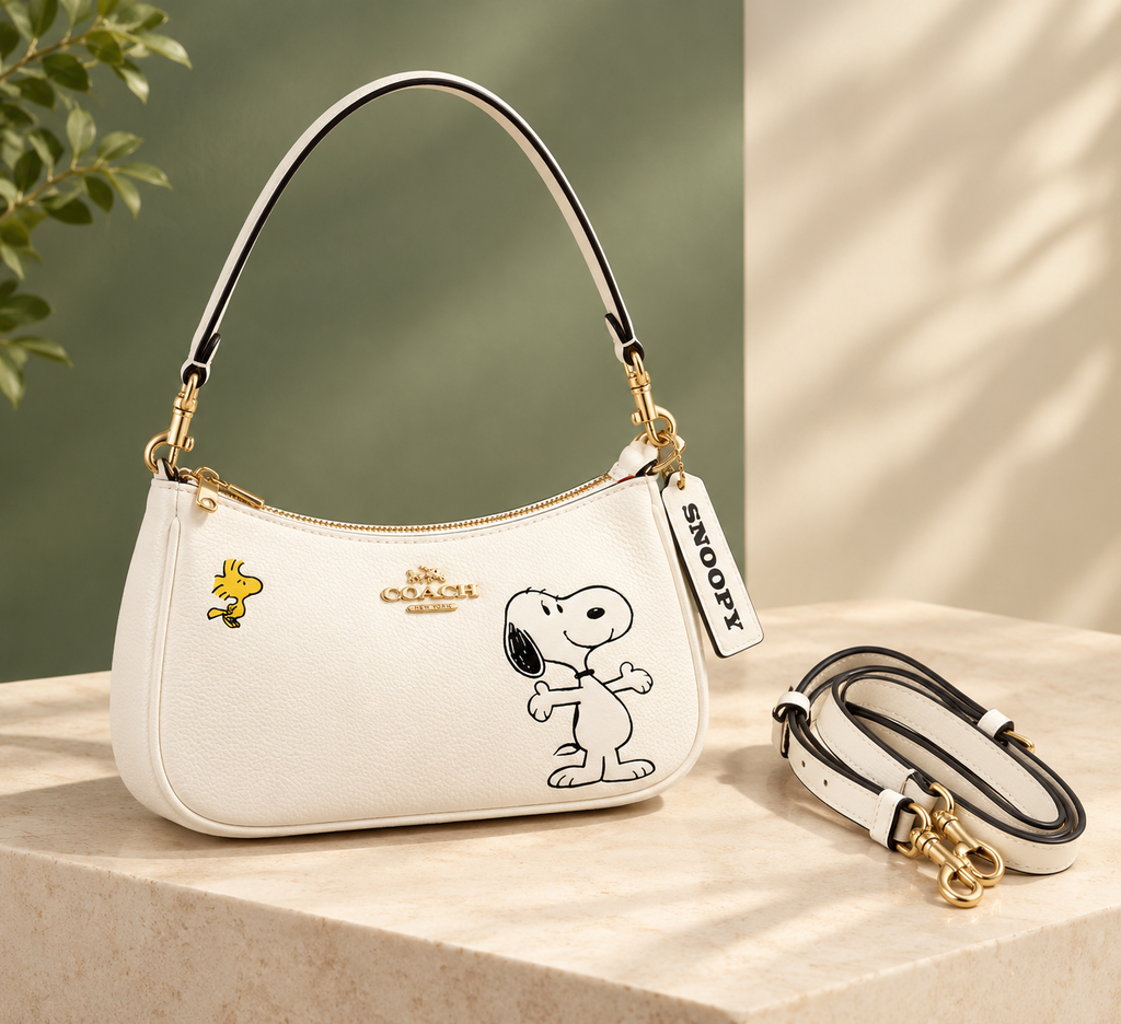 Coach x Peanuts Teri Shoulder Bag CBJ76 – Snoopy Crossbody Purse, NWT