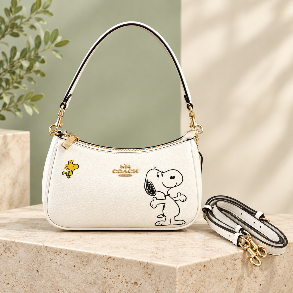 Coach x Peanuts Teri Shoulder Bag CBJ76 – Snoopy Crossbody Purse, NWT