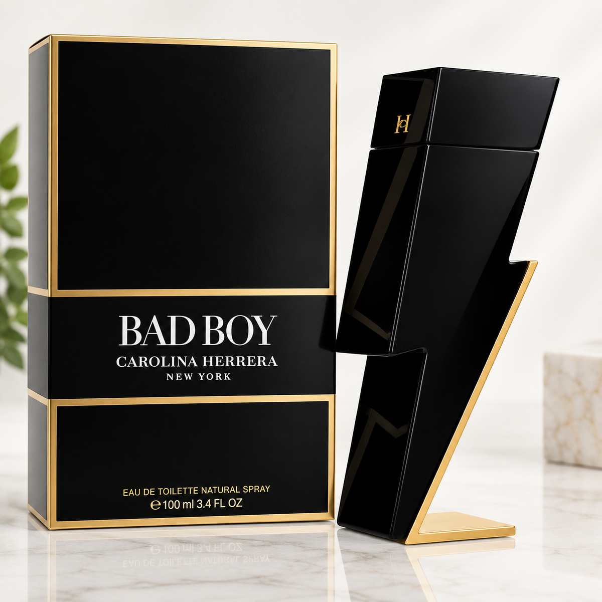 Carolina Herrera Bad Boy Eau de Toilette Spray 3.4 oz / 100 ml