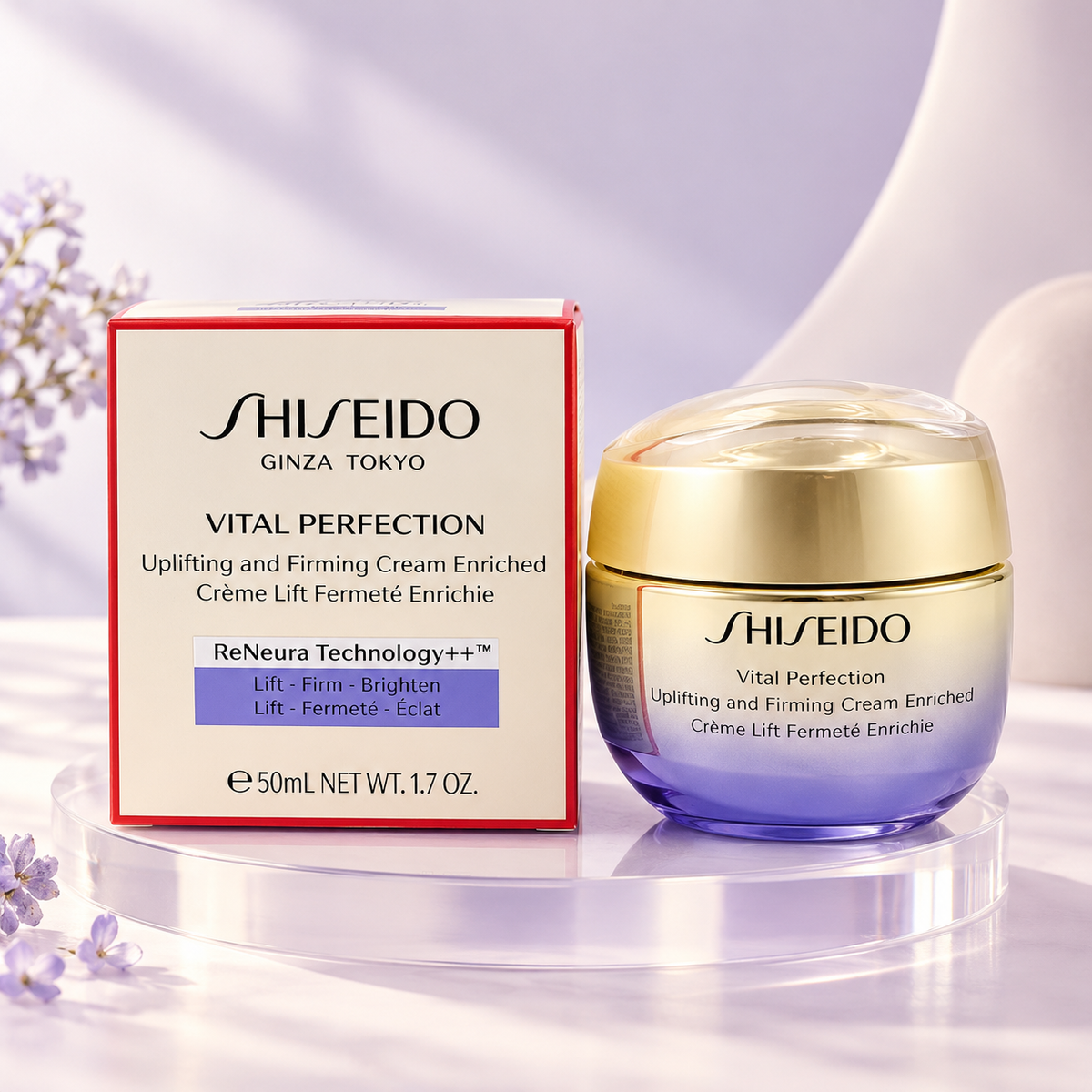 Shiseido Vital Perfection Uplifting & Firming Cream Enriched 1.7 oz / 50 ml