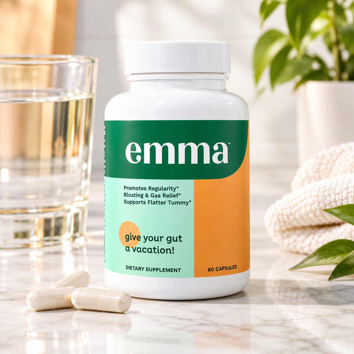 Emma Relief Konscious Keto Gut Support Supplement – 60 Capsules