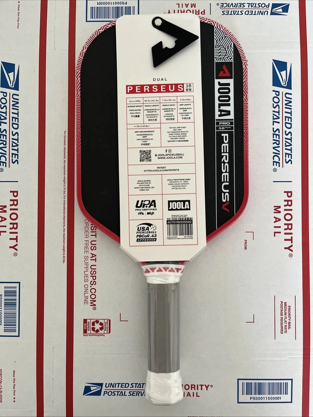 JOOLA Ben Johns Perseus Pro V 16mm Pickleball Paddle – Brand New