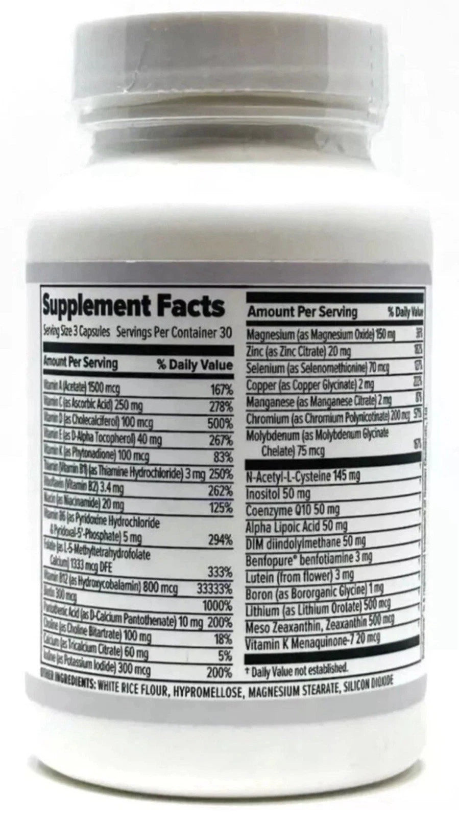 10X Health Optimize Methylated Multivitamin 90 Capsules
