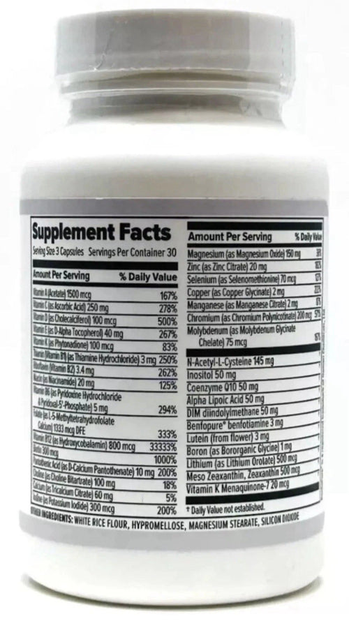 10X Health Optimize Methylated Multivitamin 90 Capsules