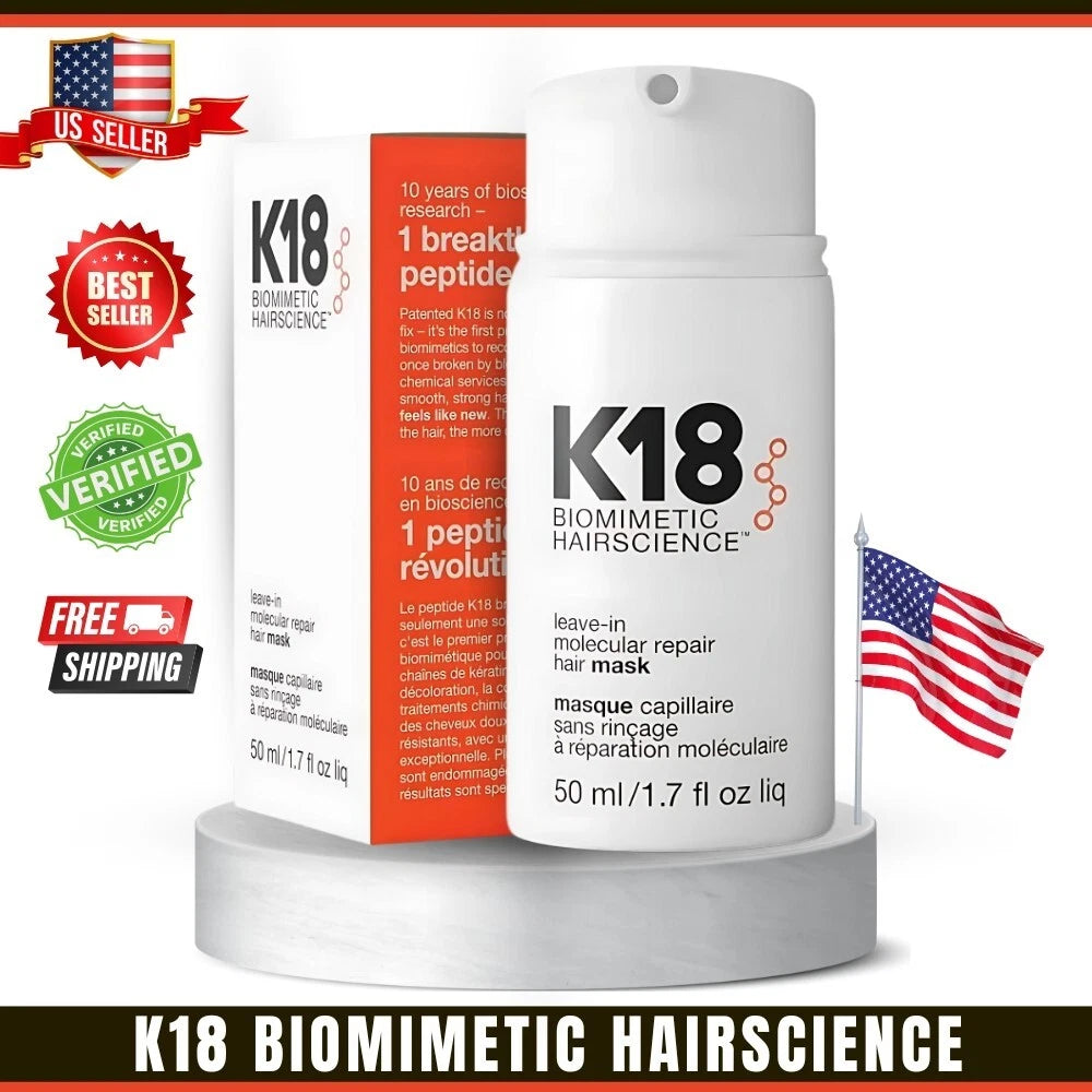 Shopify Product Listing – K18 Leave-In Molecular Repair Hair Mask