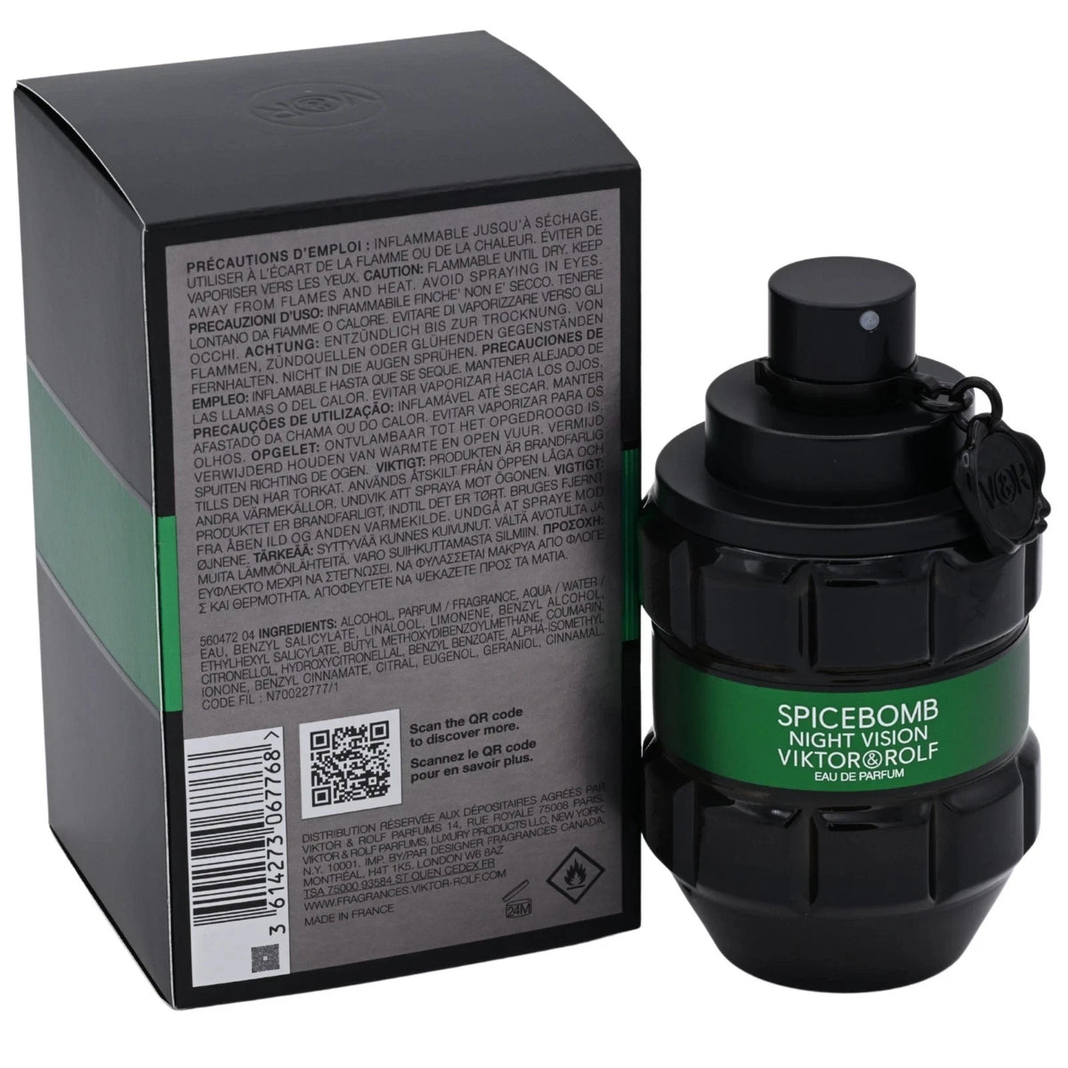 Viktor & Rolf Spicebomb Night Vision Eau de Parfum for Men 3.04 oz