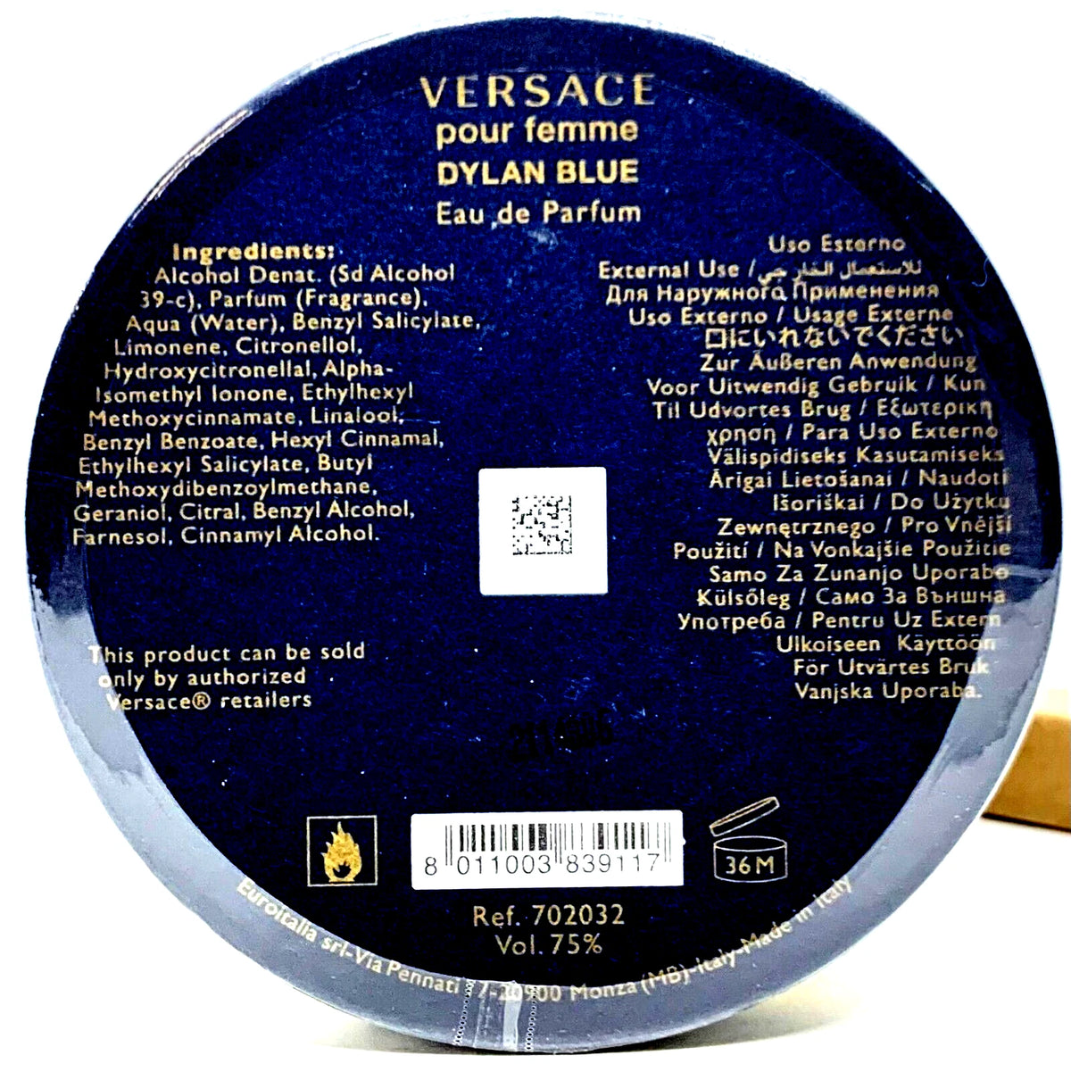 Versace Dylan Blue Pour Femme EDP 100ml / 3.4 oz – New in Box