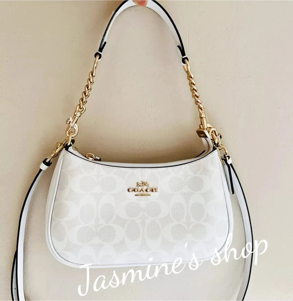 NWT Coach Teri Shoulder Bag Signature Canvas CA548/CV933