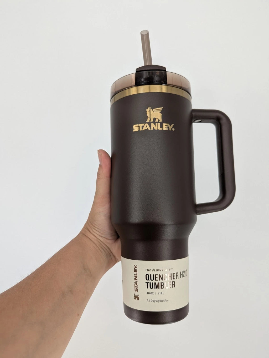 Stanley Chocolate Gold Quencher H2.0 Tumbler 40 oz – Limited Edition