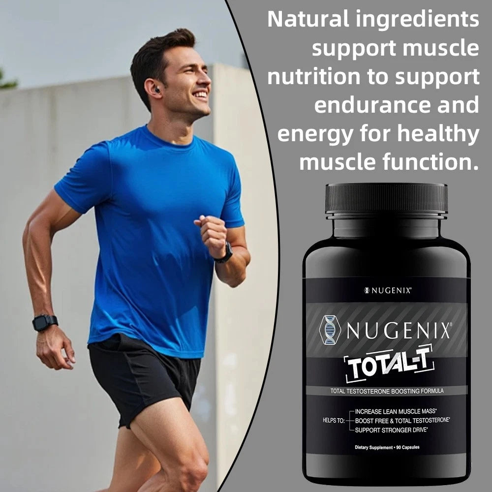 Nugenix Total-T Testosterone Booster – 90 Capsules for Men, Energy & Endurance Support