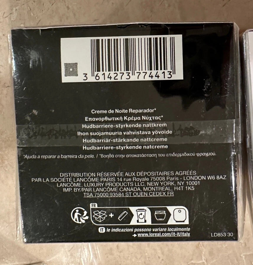 Lancôme Advanced Génifique Night Cream 1.7 oz – Repairing Night Moisturizer, New in Box
