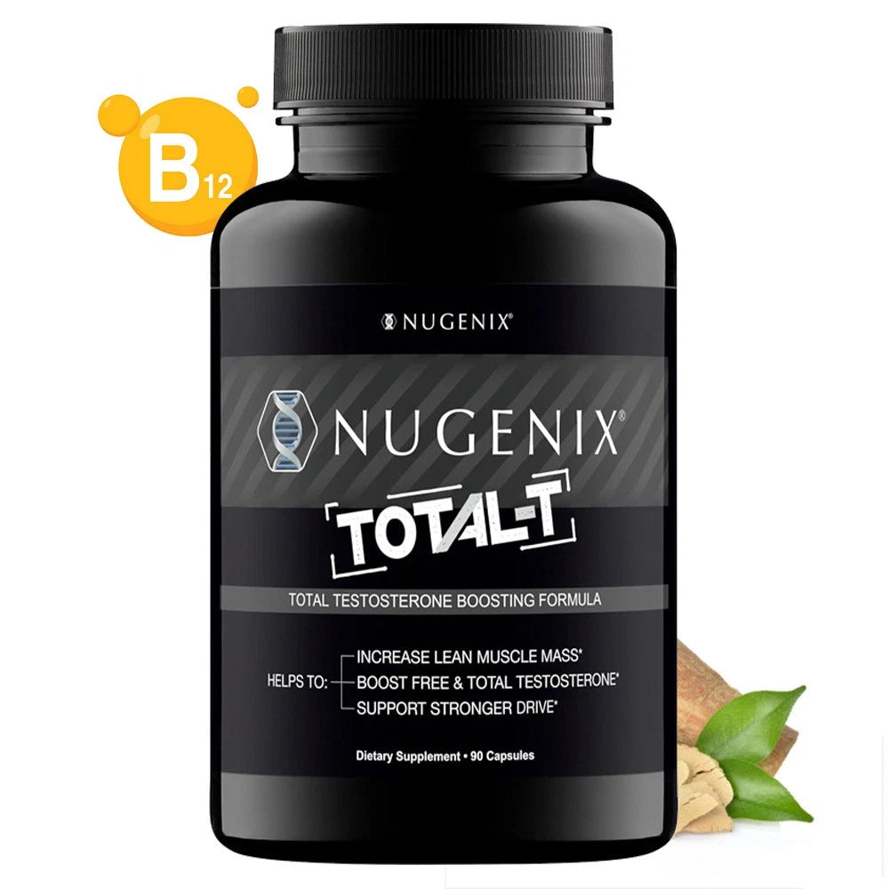 Nugenix Total-T Testosterone Booster – 90 Capsules for Men, Energy & Endurance Support