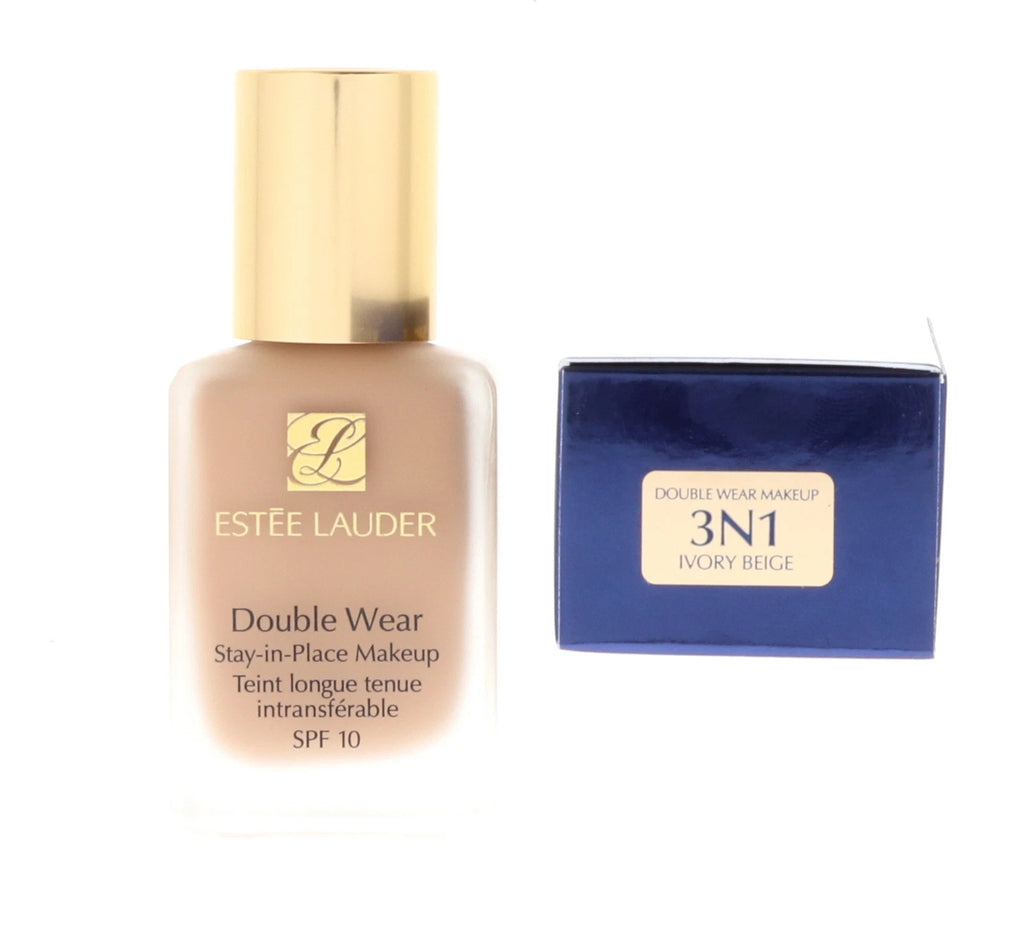 Estée Lauder Double Wear Foundation SPF 10 – 3N1 Ivory Beige, 1 oz