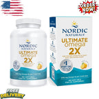 Nordic Naturals Ultimate Omega 2X Fish Oil 2150mg, 180 Softgels – Exp 12/2027